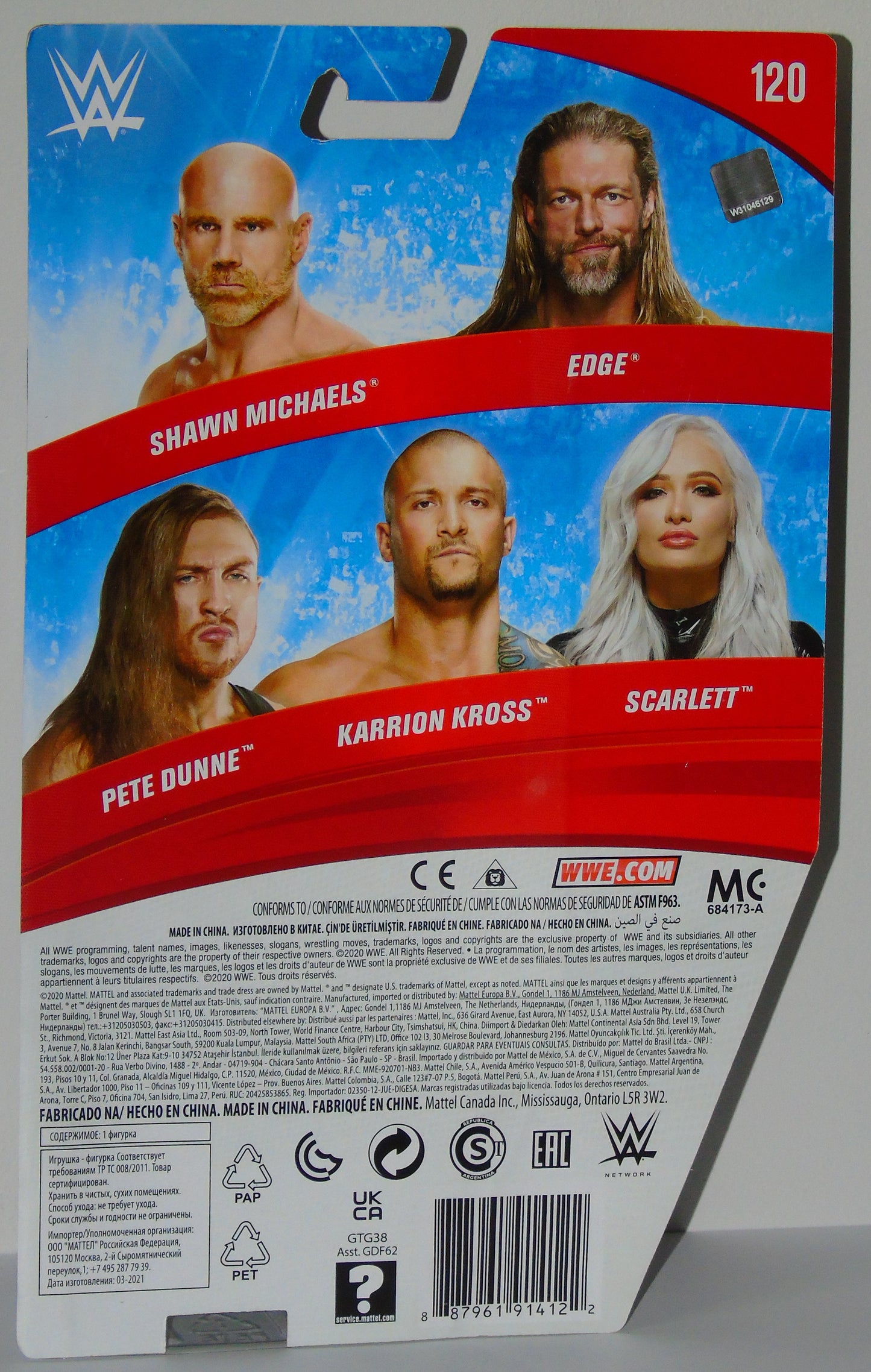 Karrion Kross WWE Wrestling Mattel Series 120 Signed Figure