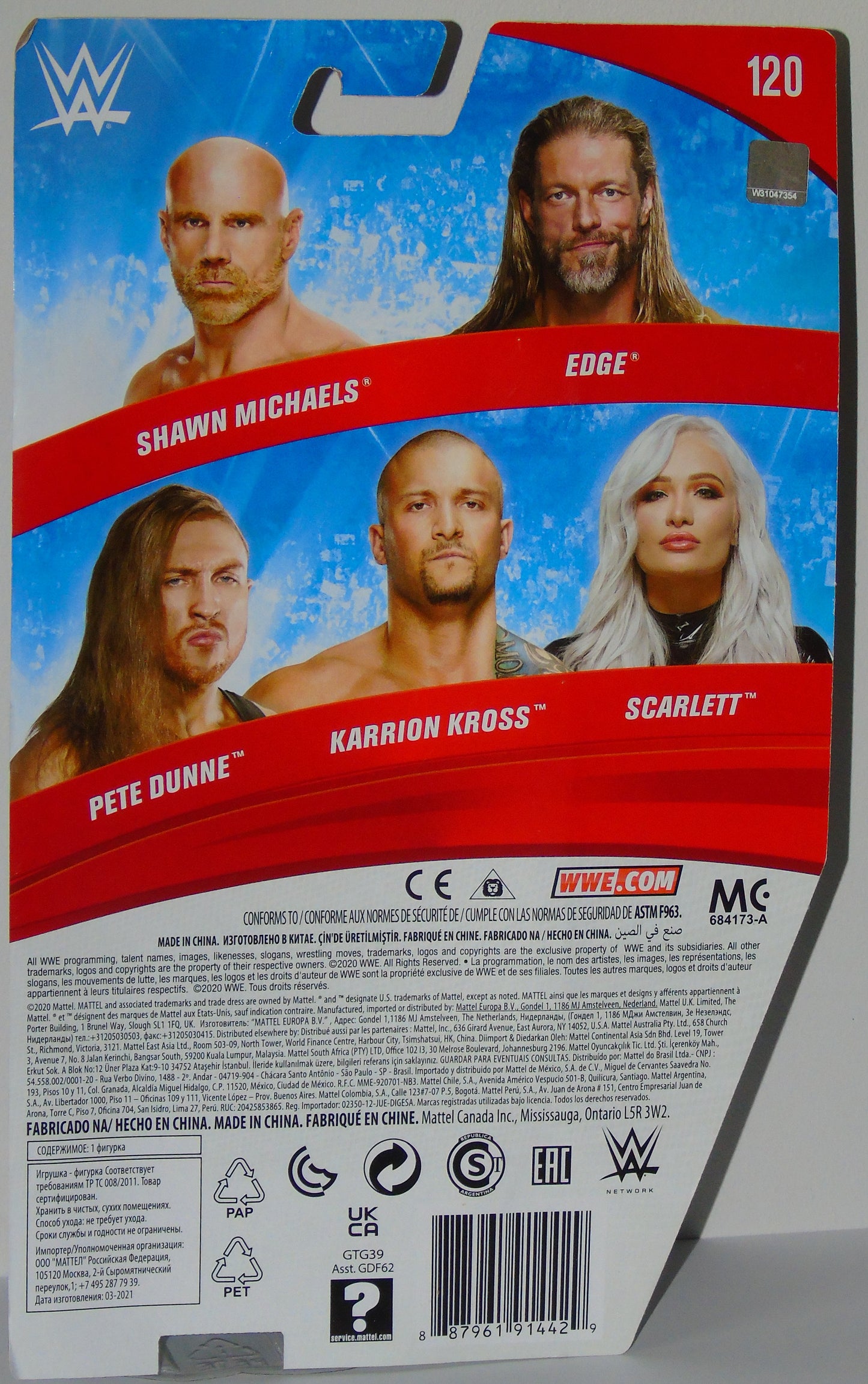 Scarlett WWE Wrestling Mattel Series 120 Signed Figure