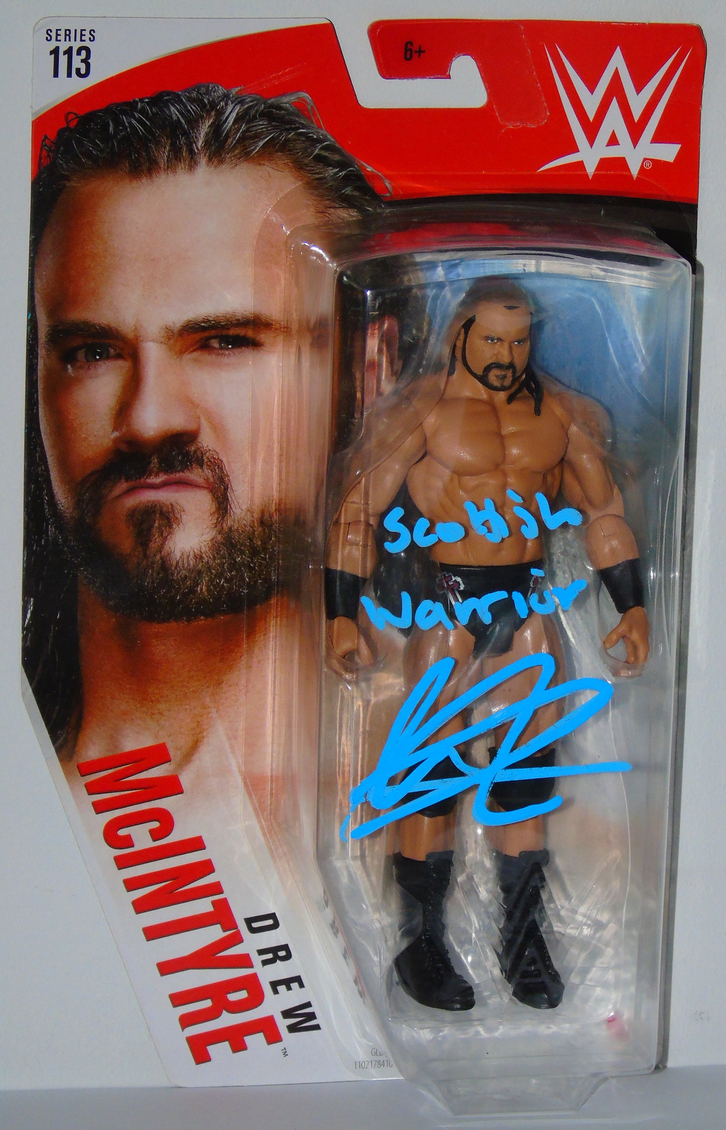 Drew McIntyre WWE Wrestling Mattel Series 113 Signed Figure