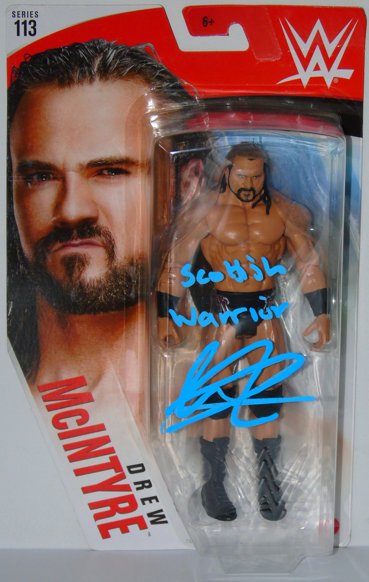 Drew McIntyre WWE Wrestling Mattel Series 113 Signed Figure