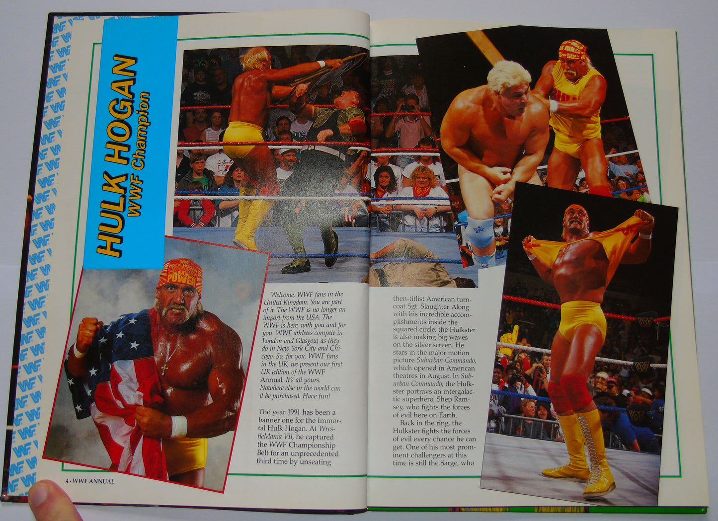 WWF Wrestling 1991 UK Exclusive Official Annual