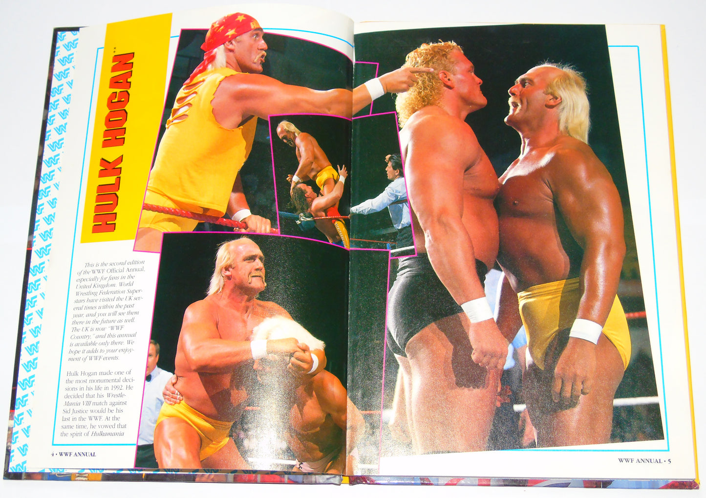 WWF Wrestling 1992 UK Exclusive Official Annual