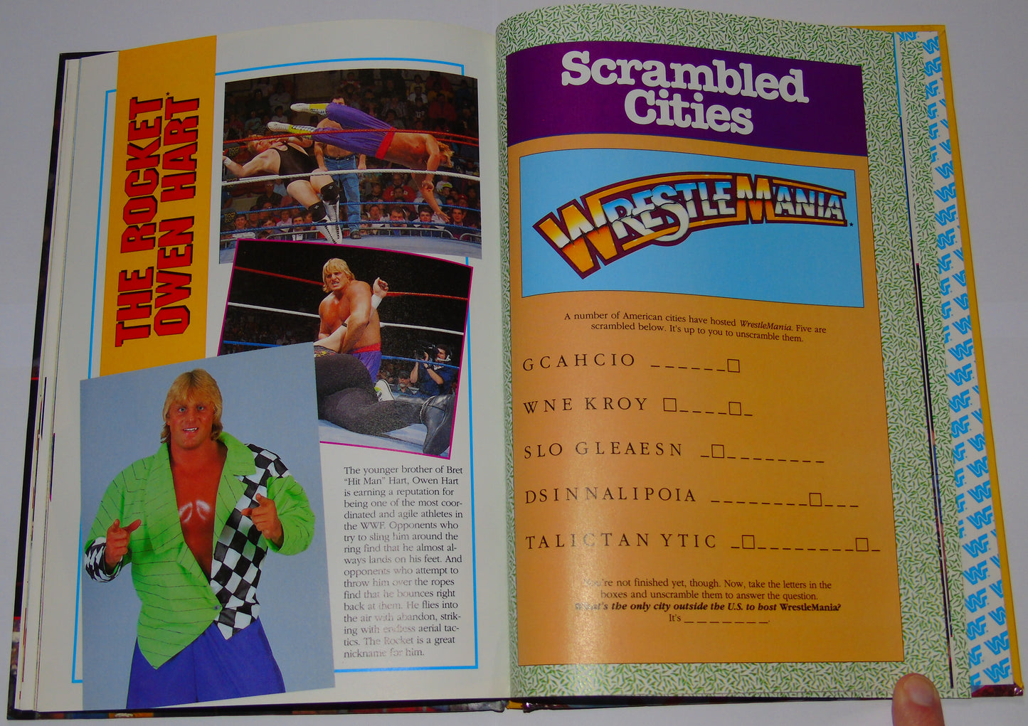 WWF Wrestling 1992 UK Exclusive Official Annual