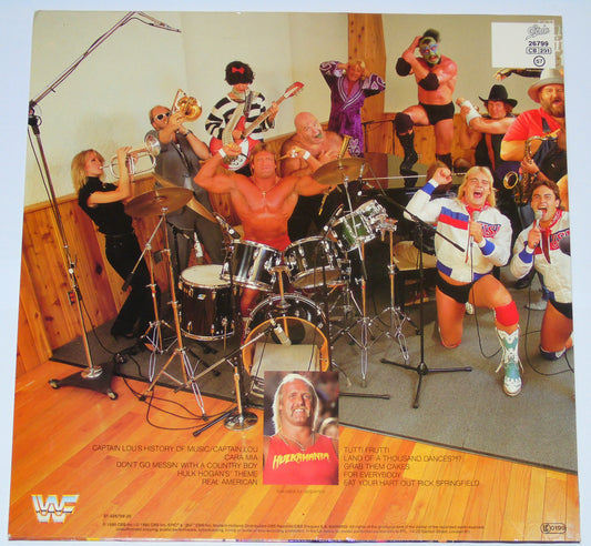 WWF The Wrestling Album Vinyl Record LP