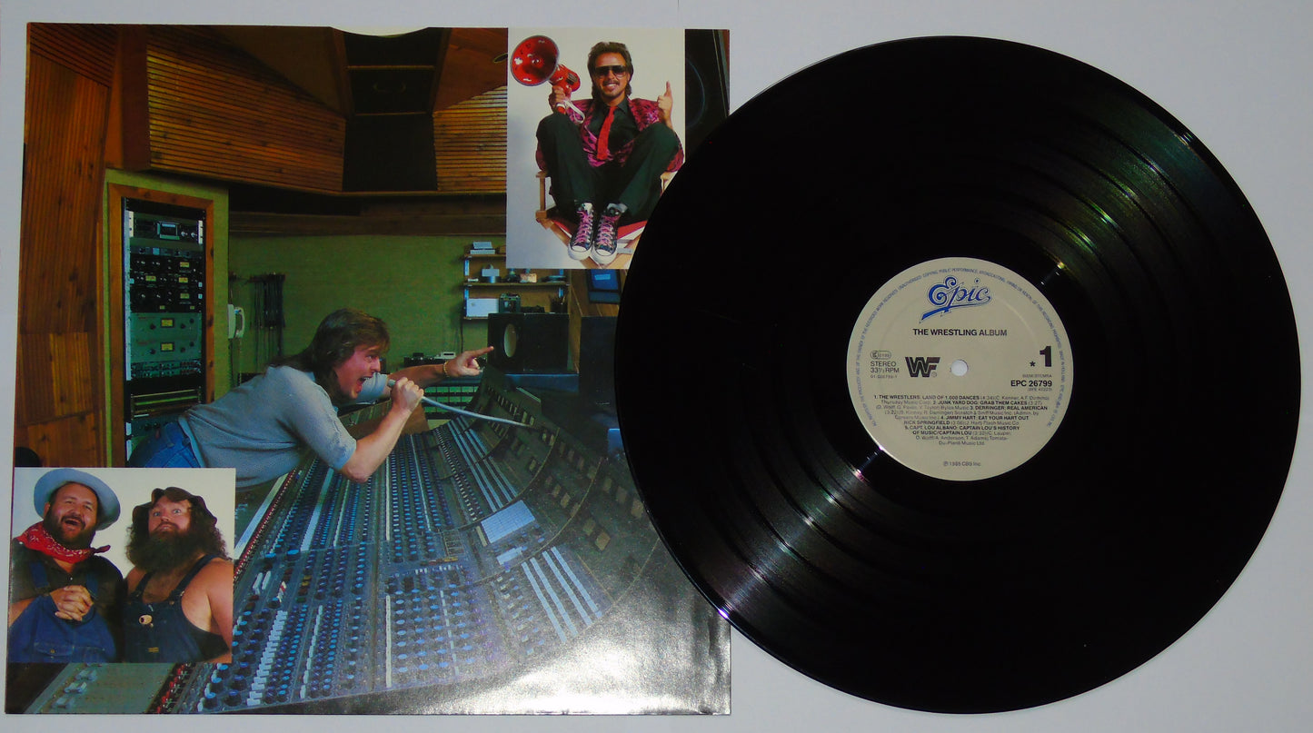 WWF The Wrestling Album Vinyl Record LP