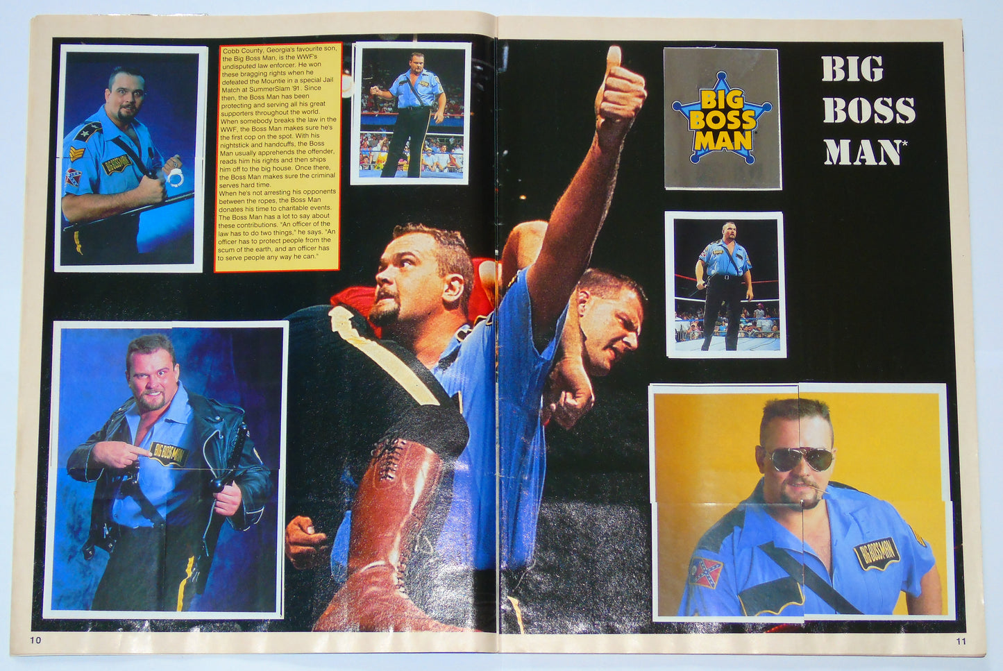 WWF Wrestling Merlin UK Sticker Album 1991 Complete With Merchandise Catalogue
