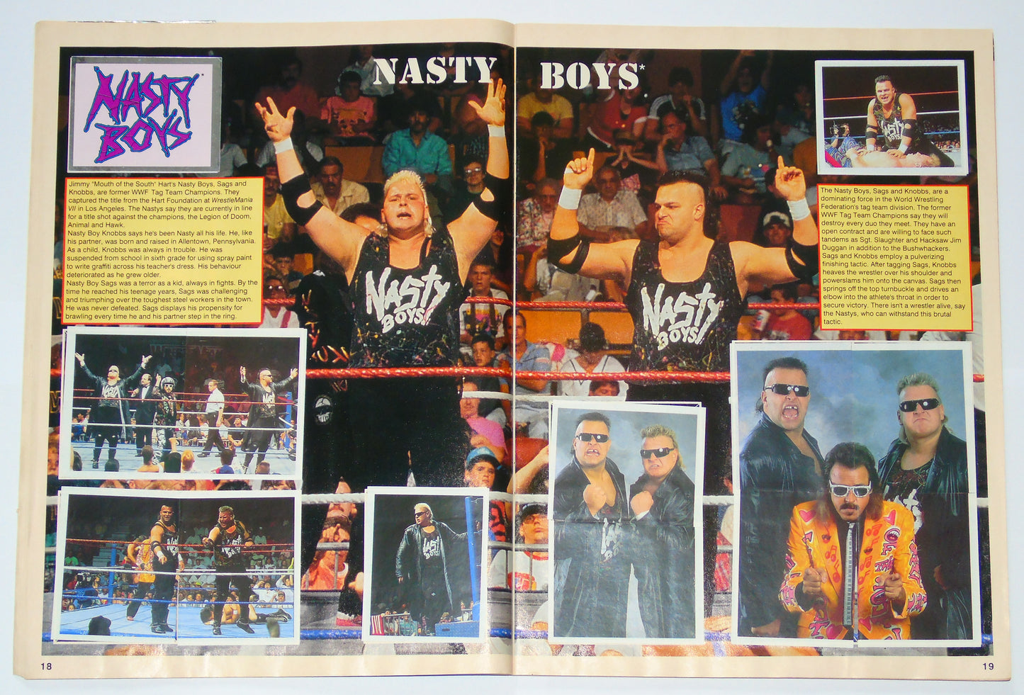 WWF Wrestling Merlin UK Sticker Album 1991 Complete With Merchandise Catalogue