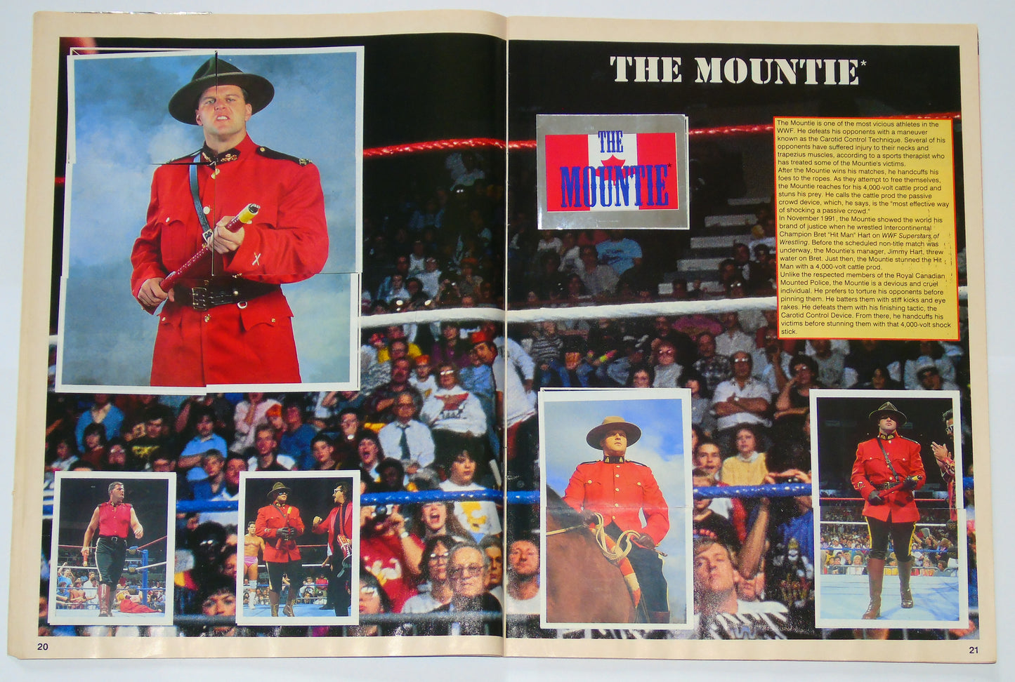 WWF Wrestling Merlin UK Sticker Album 1991 Complete With Merchandise Catalogue