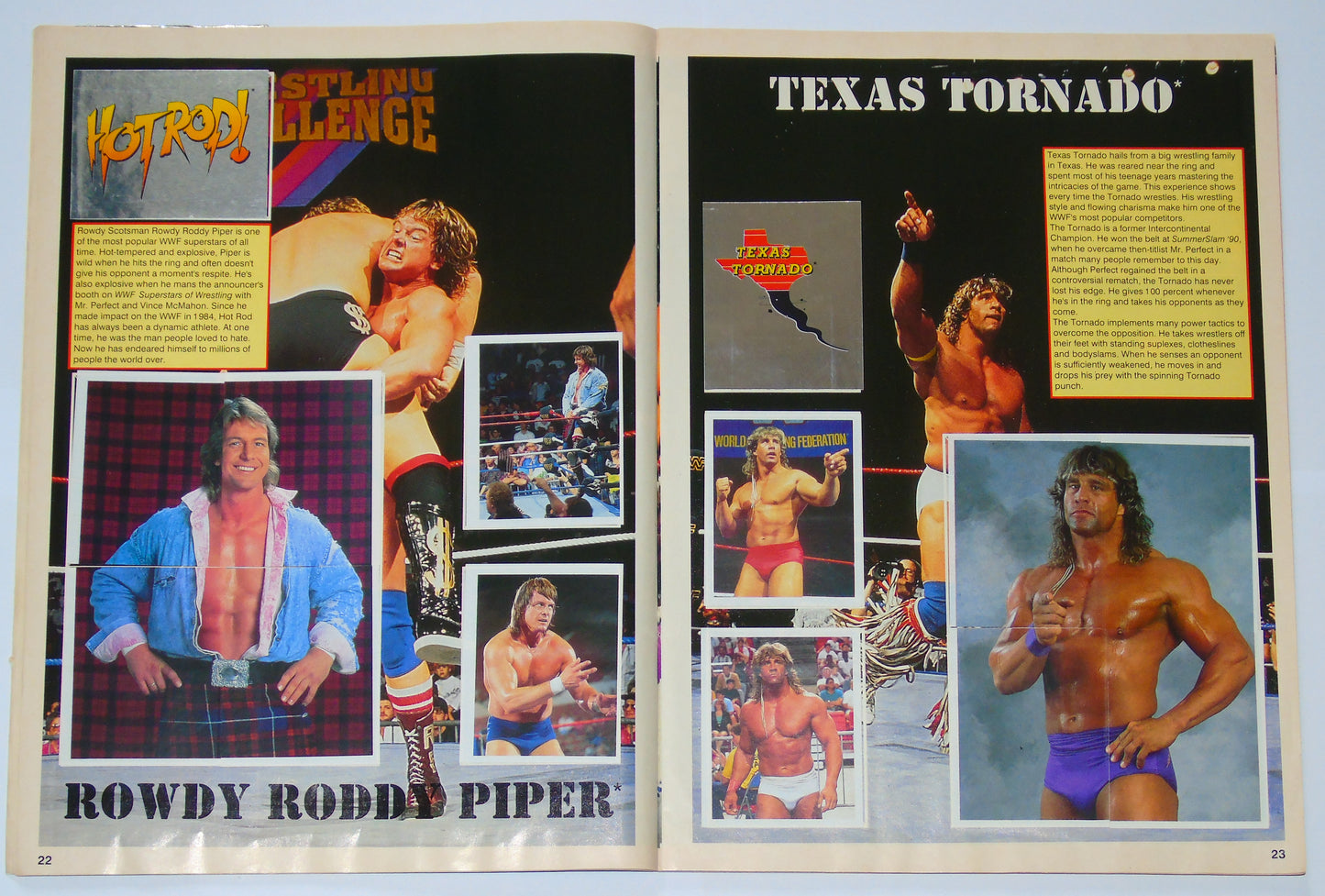 WWF Wrestling Merlin UK Sticker Album 1991 Complete With Merchandise Catalogue