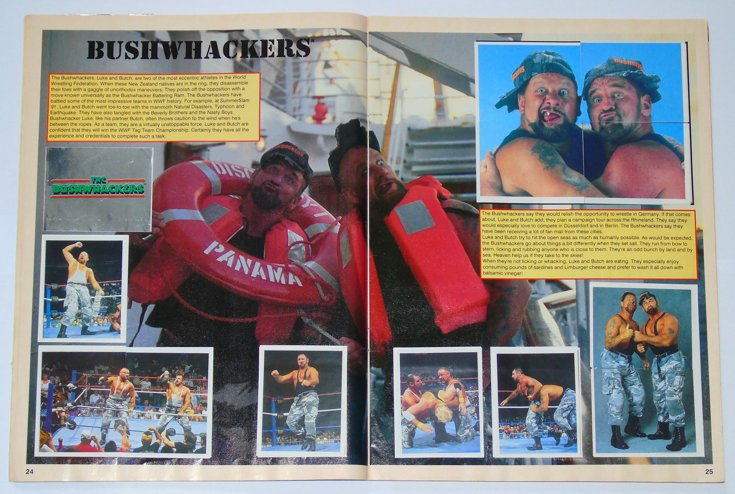 WWF Wrestling Merlin UK Sticker Album 1991 Complete With Merchandise Catalogue