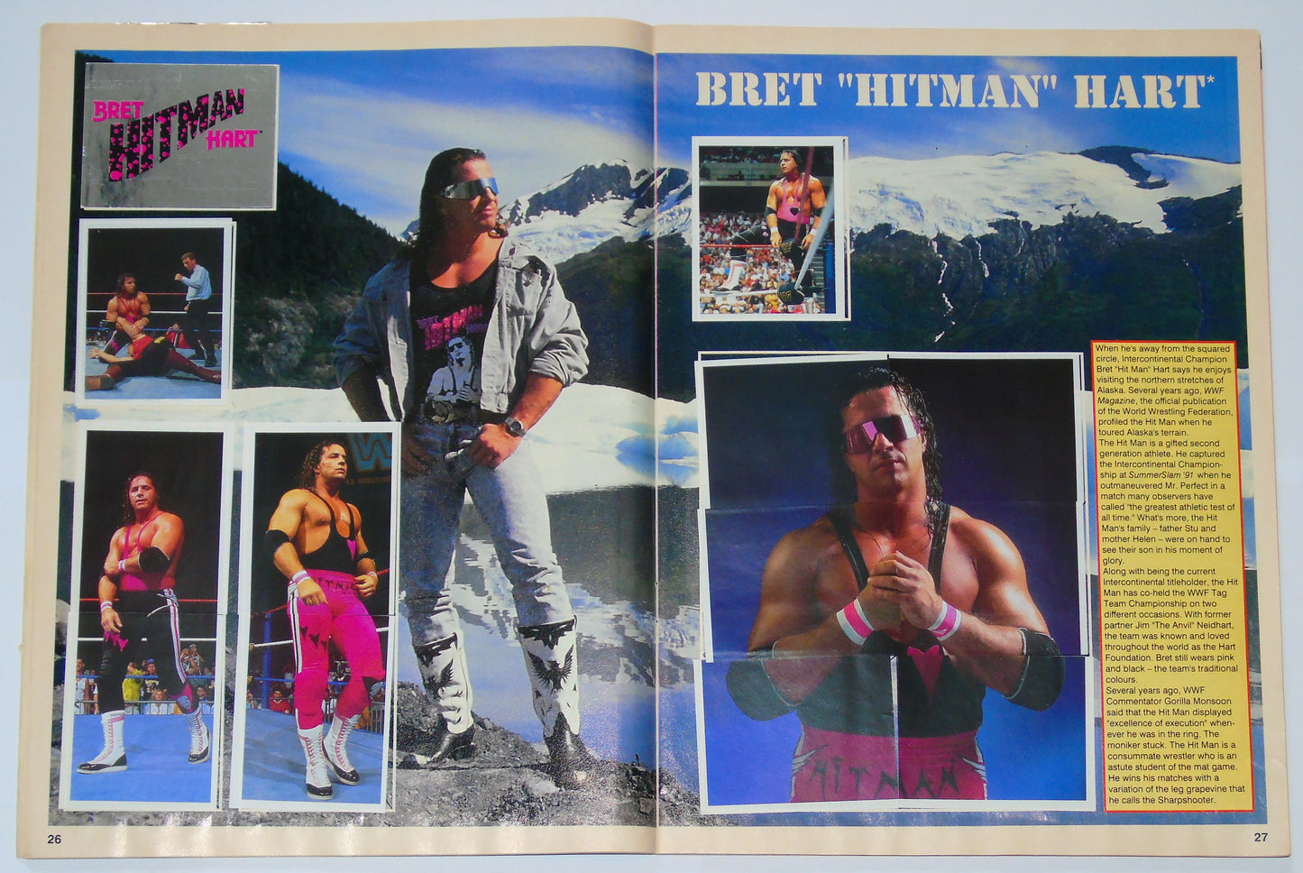 WWF Wrestling Merlin UK Sticker Album 1991 Complete With Merchandise Catalogue