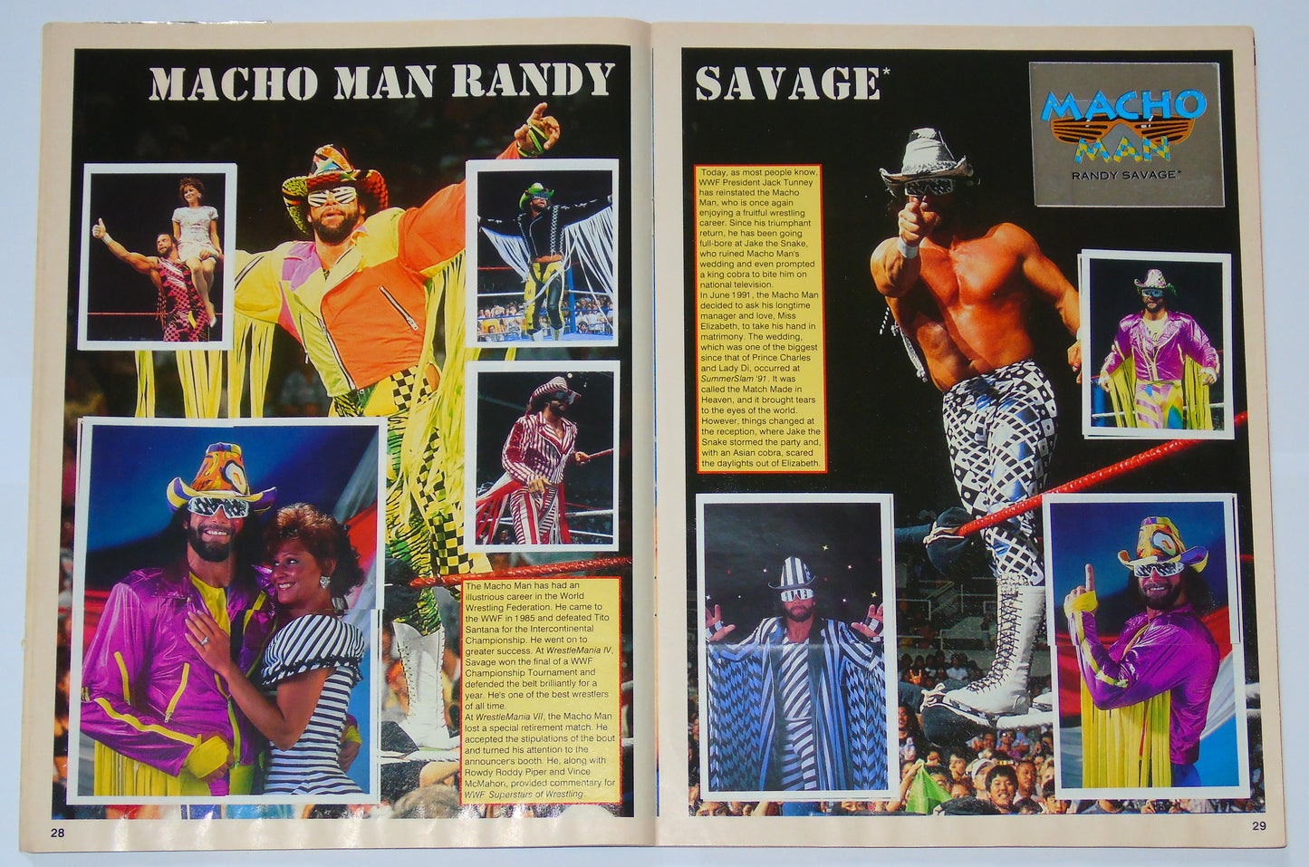 WWF Wrestling Merlin UK Sticker Album 1991 Complete With Merchandise Catalogue