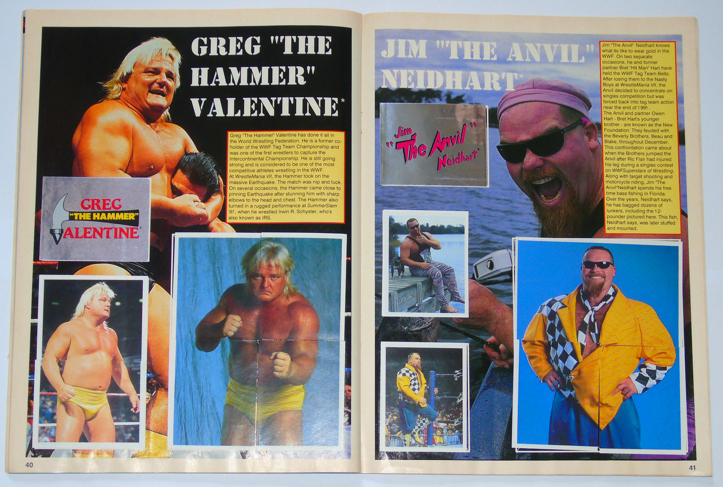 WWF Wrestling Merlin UK Sticker Album 1991 Complete With Merchandise Catalogue