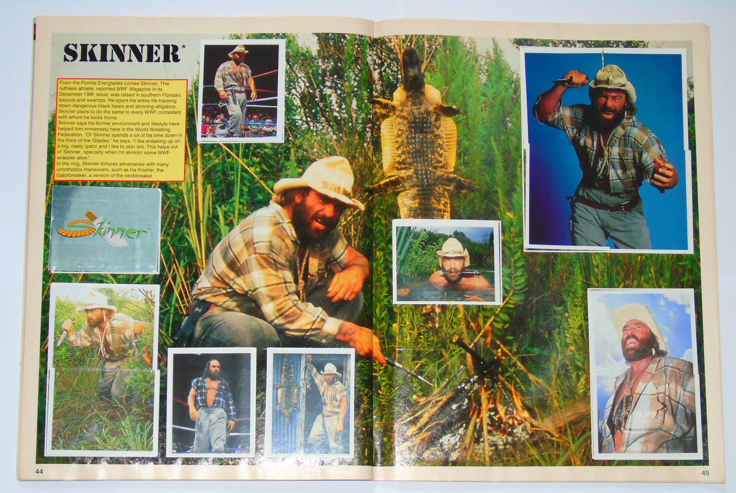 WWF Wrestling Merlin UK Sticker Album 1991 Complete With Merchandise Catalogue