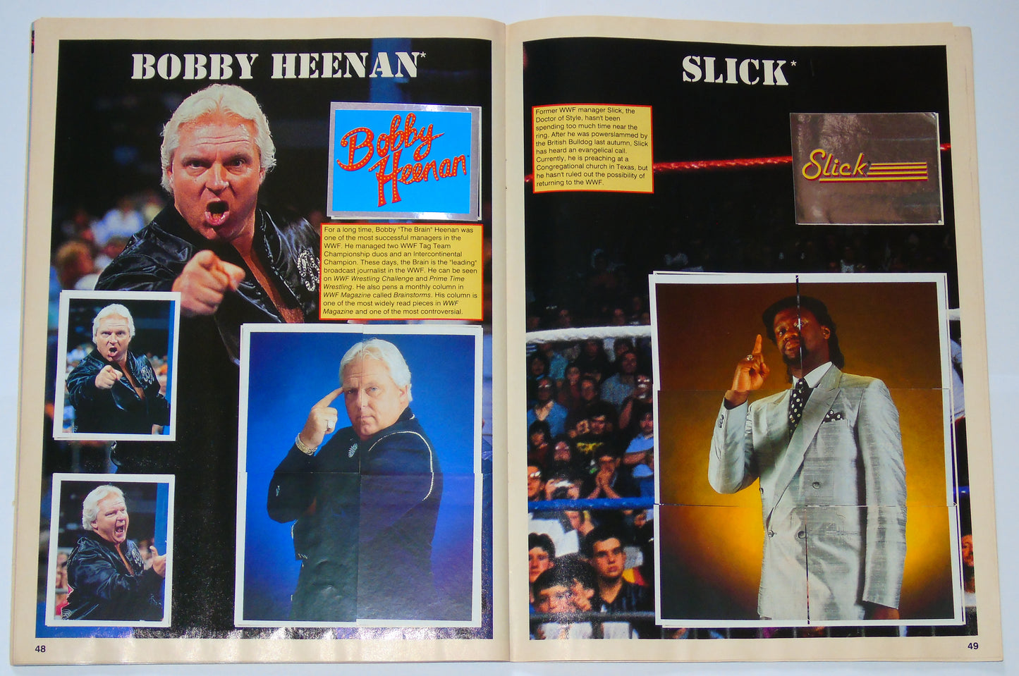 WWF Wrestling Merlin UK Sticker Album 1991 Complete With Merchandise Catalogue