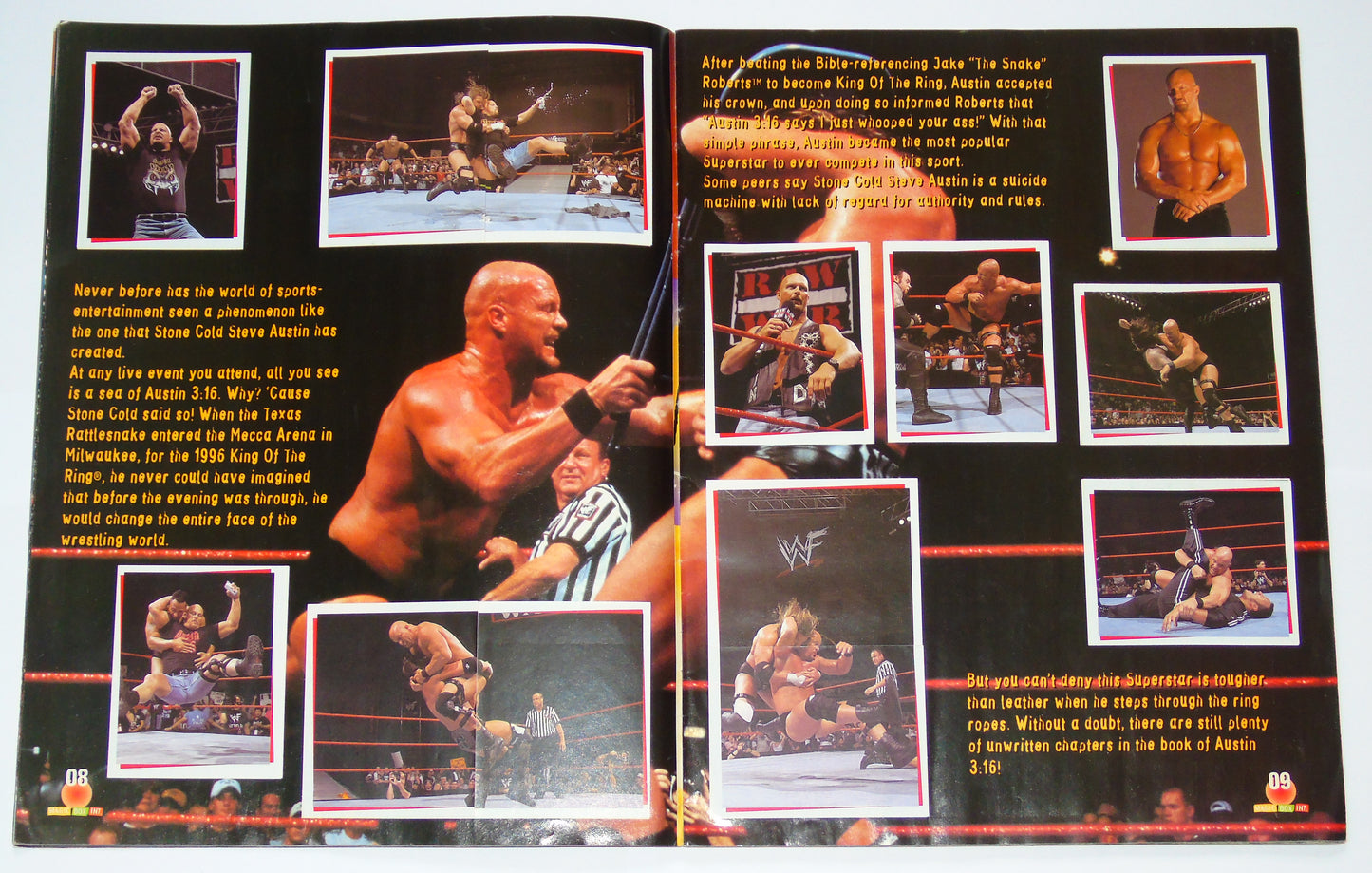 WWF Wrestling Magic Box Int UK Sticker Album 2000 Complete