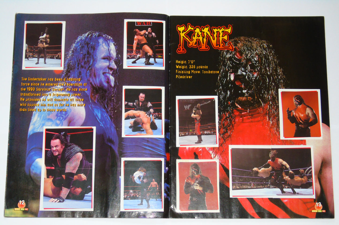 WWF Wrestling Magic Box Int UK Sticker Album 2000 Complete