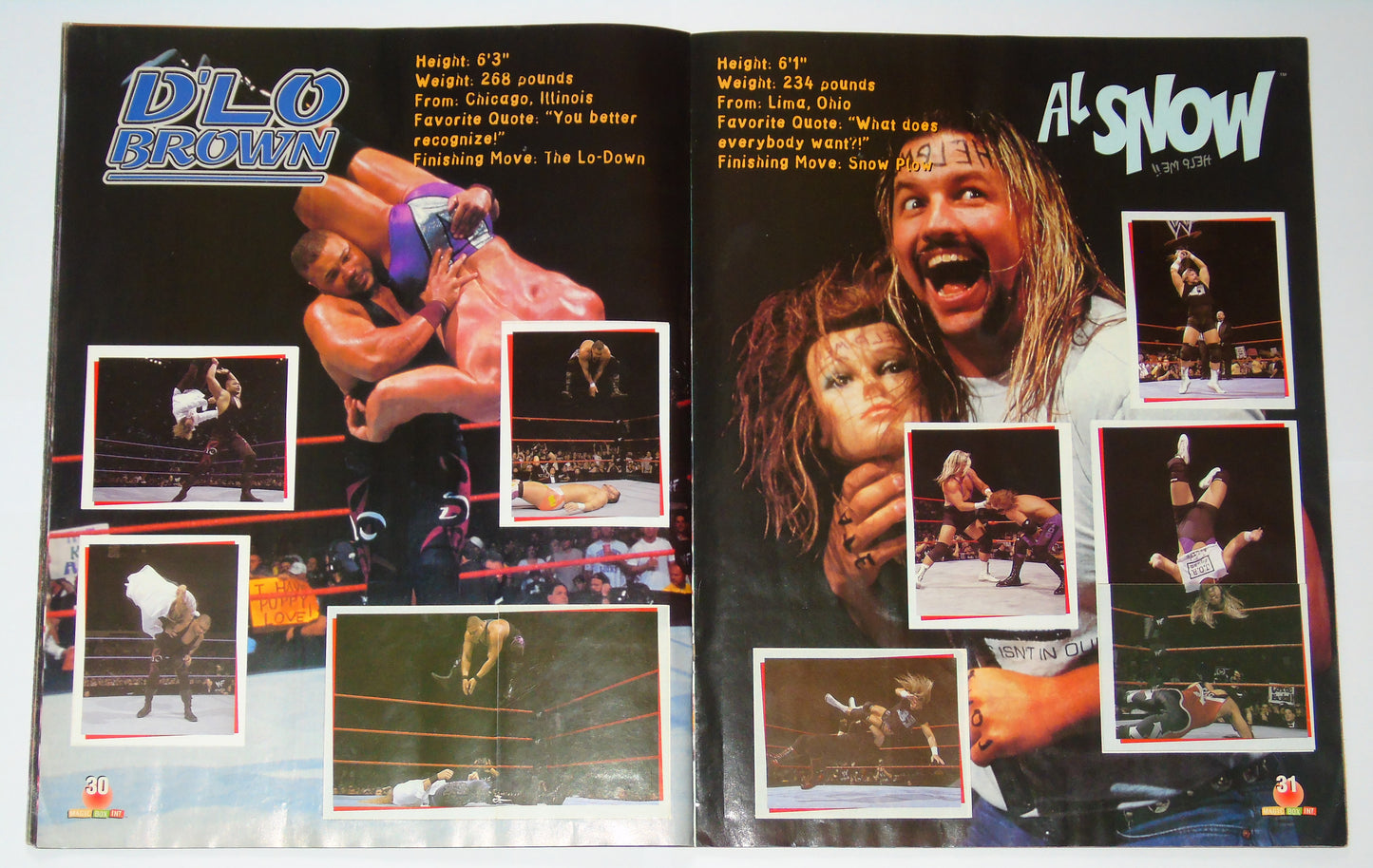 WWF Wrestling Magic Box Int UK Sticker Album 2000 Complete