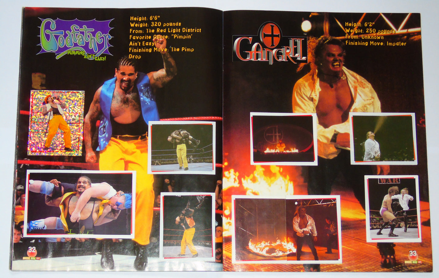 WWF Wrestling Magic Box Int UK Sticker Album 2000 Complete
