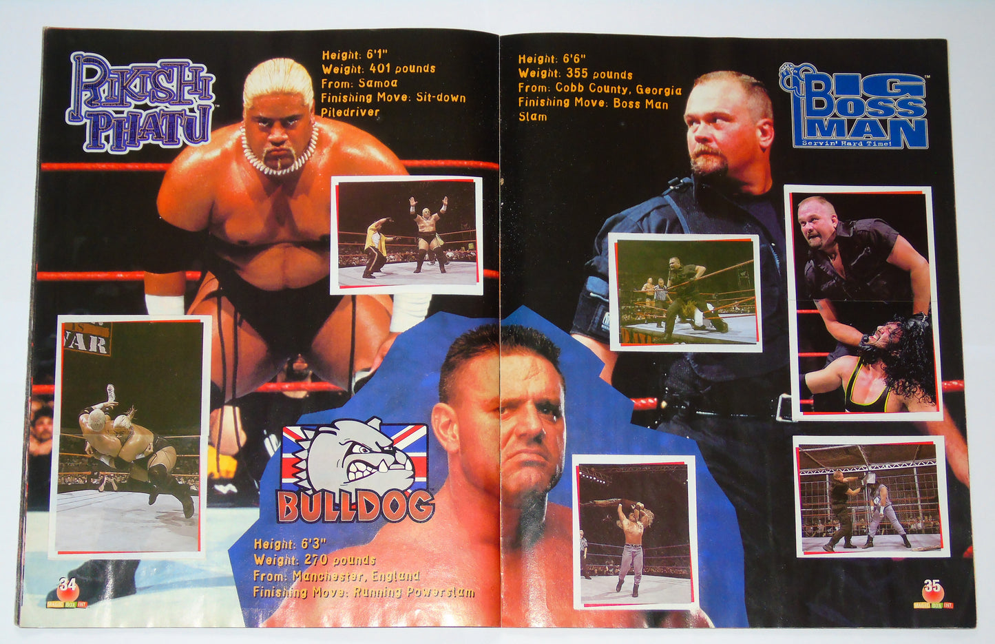 WWF Wrestling Magic Box Int UK Sticker Album 2000 Complete