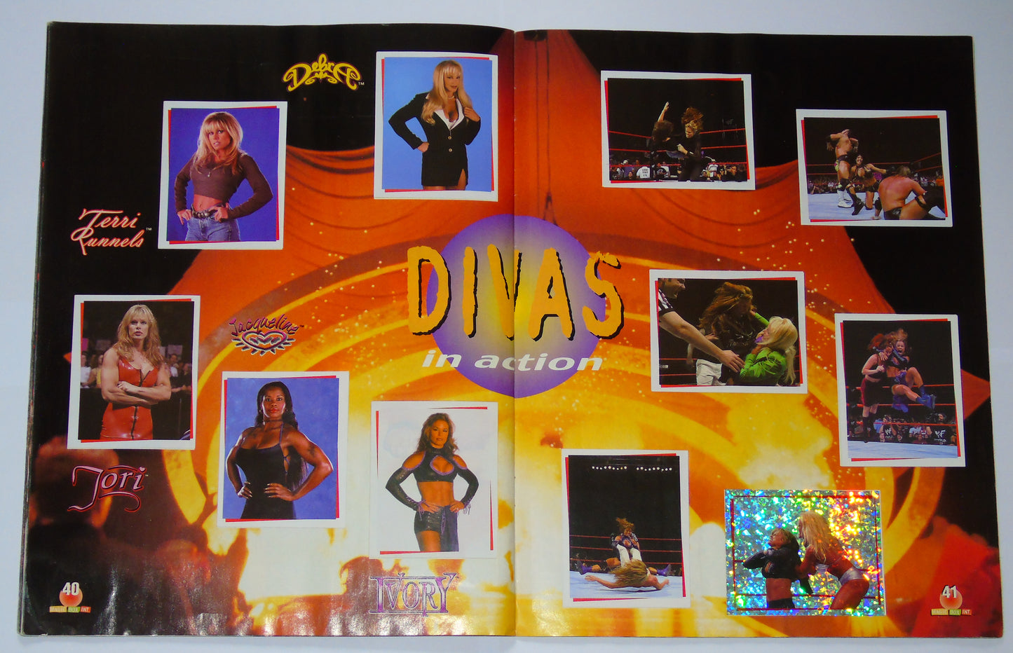WWF Wrestling Magic Box Int UK Sticker Album 2000 Complete