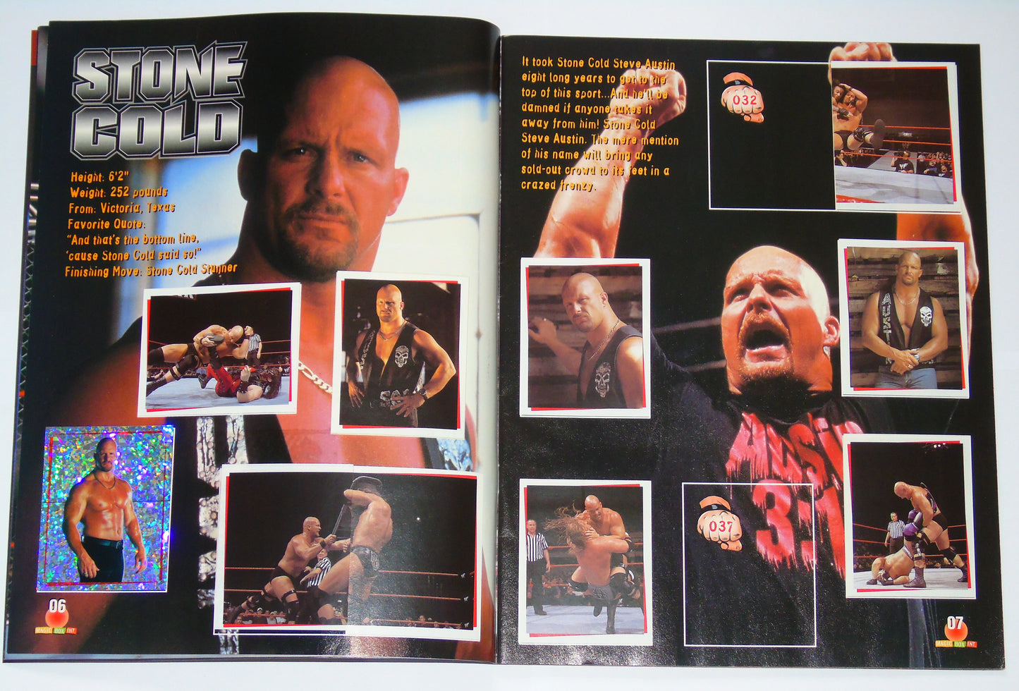 WWF Wrestling Magic Box Int UK Sticker Album 2000 Near Complete