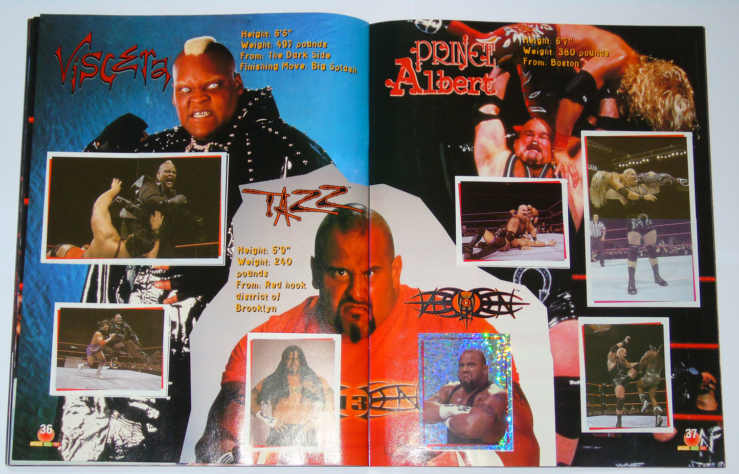 WWF Wrestling Magic Box Int UK Sticker Album 2000 Near Complete