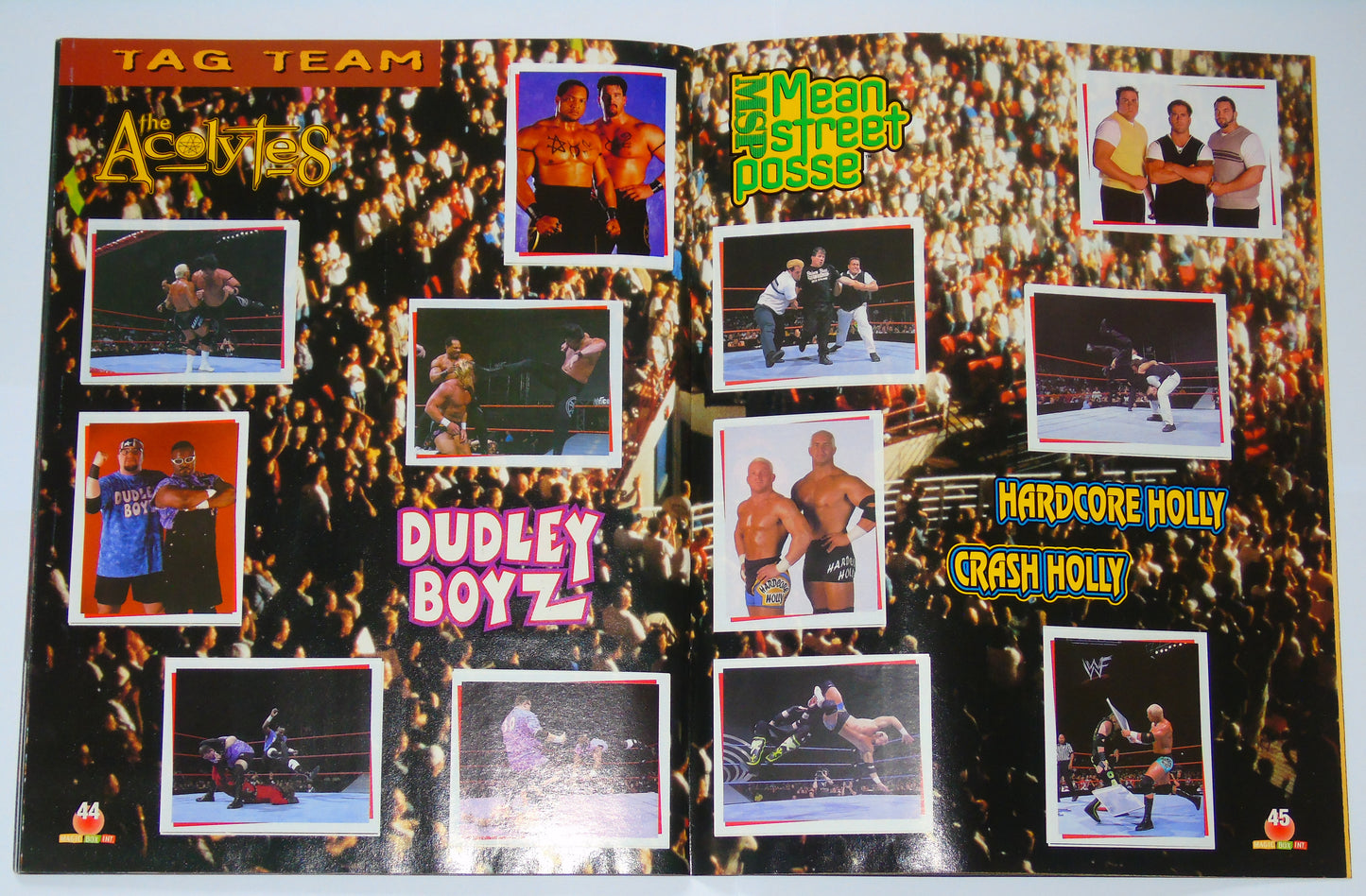 WWF Wrestling Magic Box Int UK Sticker Album 2000 Near Complete
