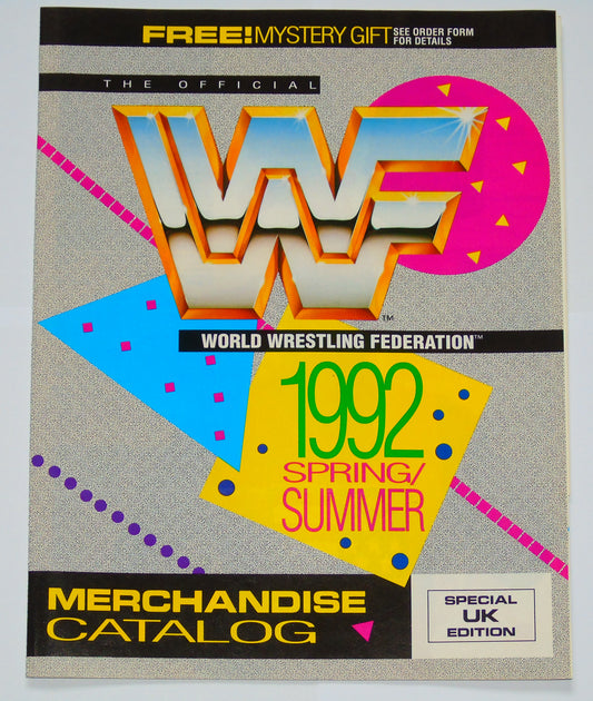 WWF Wrestling 1992 Official Merchandise Catalogue