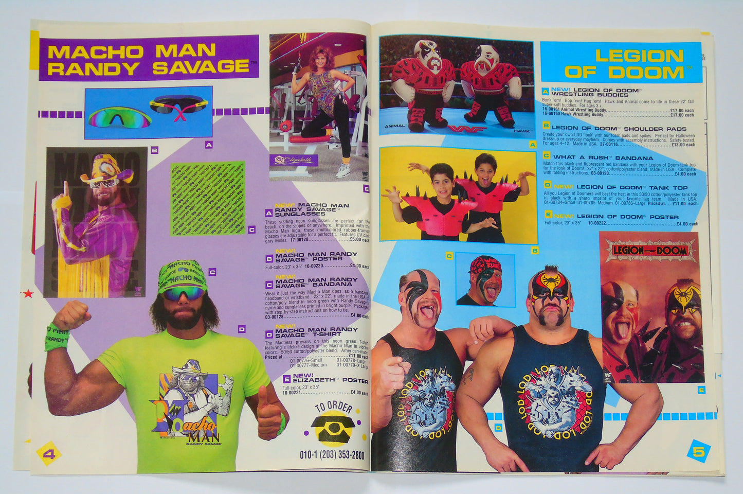 WWF Wrestling 1992 Official Merchandise Catalogue
