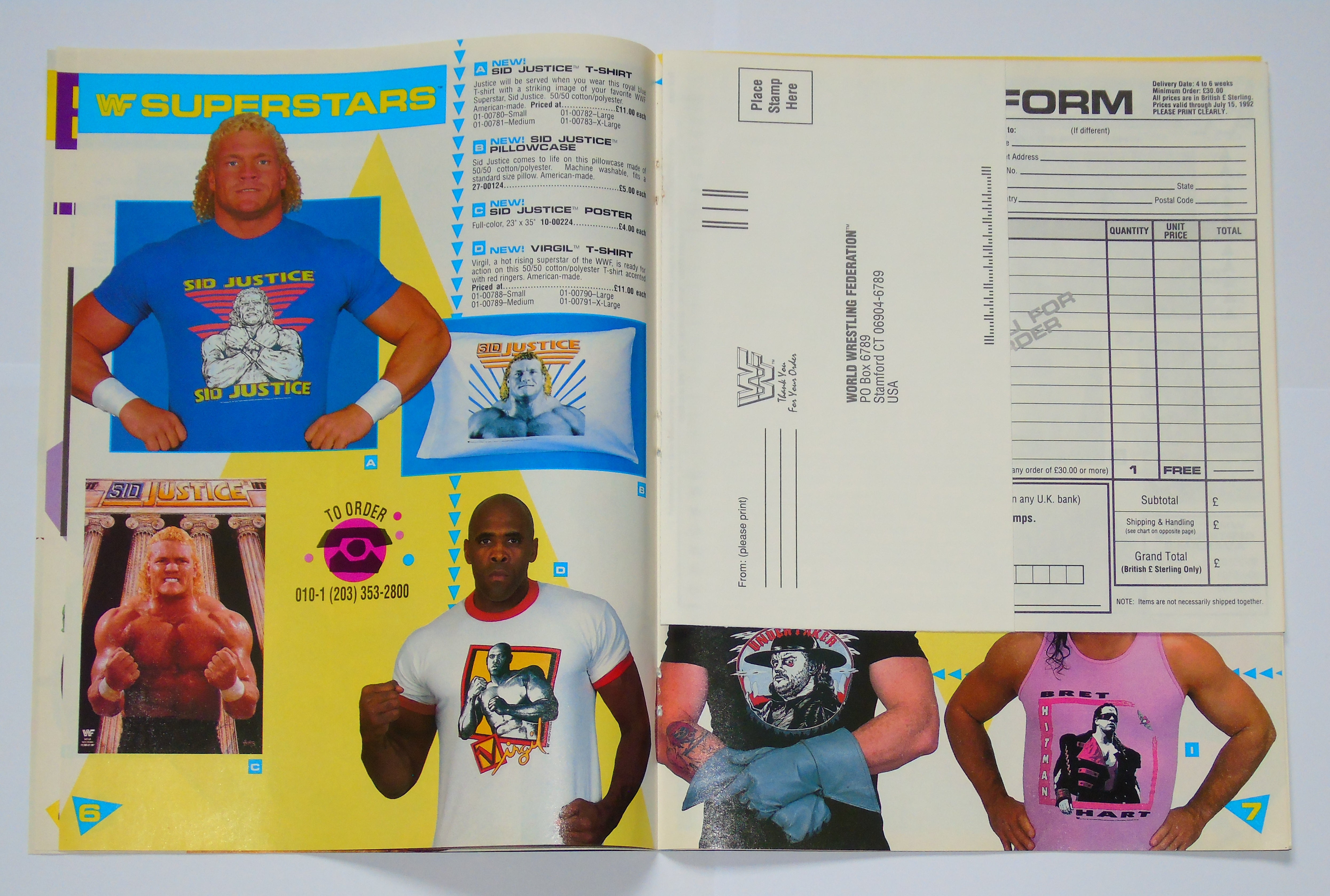 WWF Wrestling 1992 Official Merchandise Catalogue – RetroWrestling.com