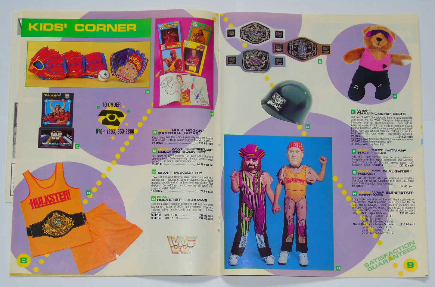 WWF Wrestling 1992 Official Merchandise Catalogue