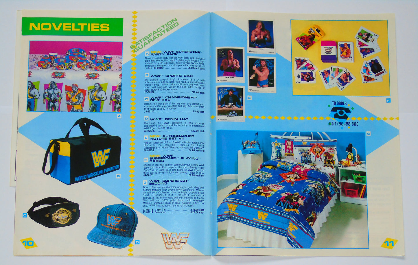 WWF Wrestling 1992 Official Merchandise Catalogue