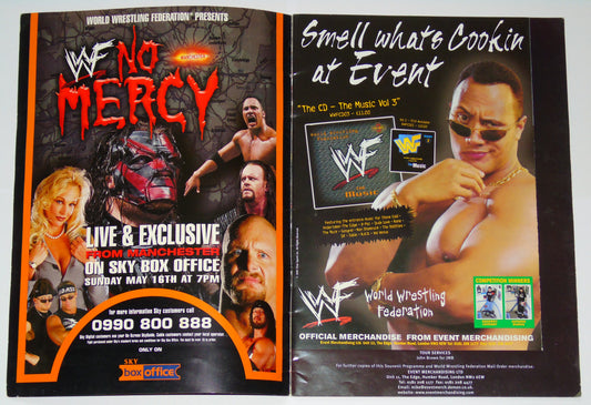 WWF Wrestling Attitude Adjustment Tour 1999 Official Event Program