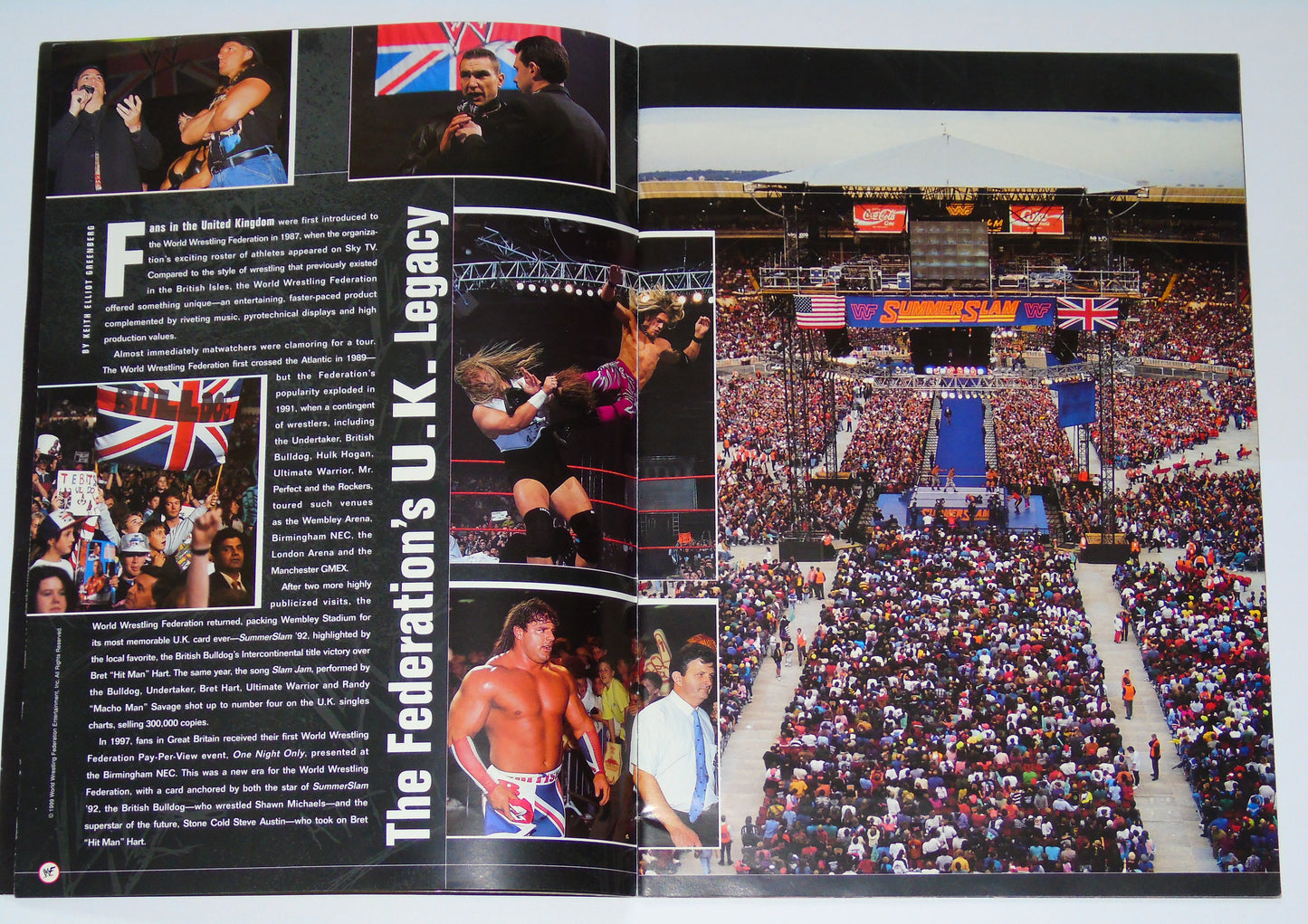 WWF Wrestling Rebellion Tour 1999 Official Event Program