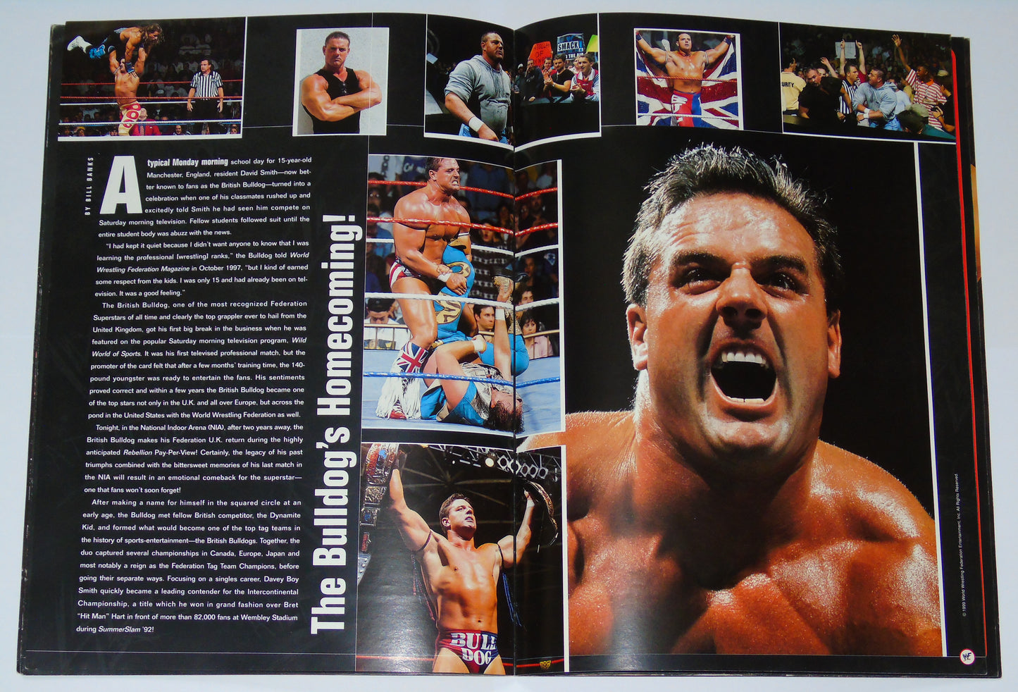 WWF Wrestling Rebellion Tour 1999 Official Event Program