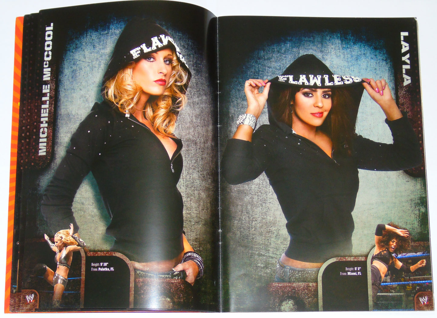 WWE Wrestling UK Tour 2010 Official Event Program Signed By Edge, Wade Barrett, Beth Phoenix, The Hart Dynasty & Rosa Mendes