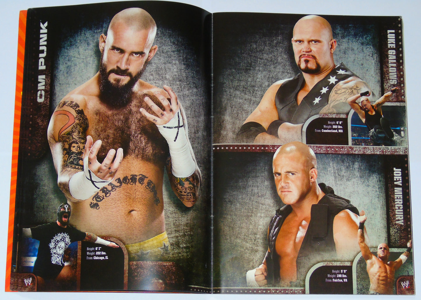 WWE Wrestling UK Tour 2010 Official Event Program Signed By Edge, Wade Barrett, Beth Phoenix, The Hart Dynasty & Rosa Mendes