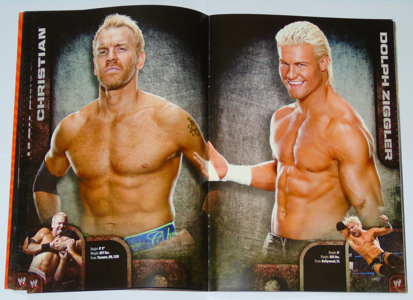 WWE Wrestling UK Tour 2010 Official Event Program Signed By Edge, Wade Barrett, Beth Phoenix, The Hart Dynasty & Rosa Mendes