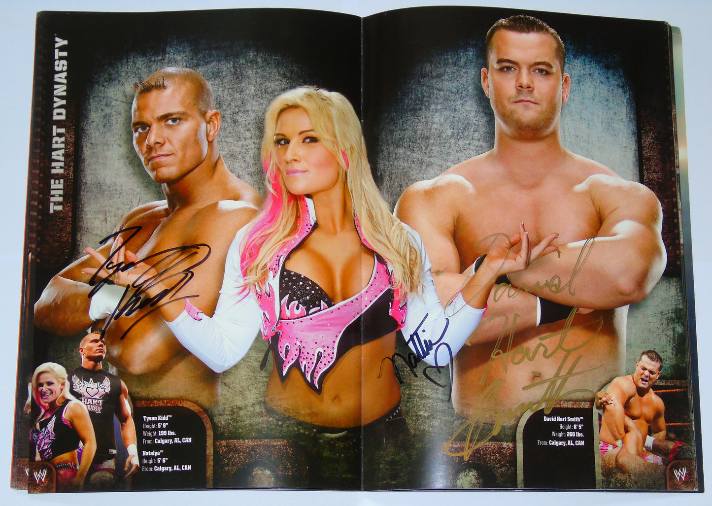 WWE Wrestling UK Tour 2010 Official Event Program Signed By Edge, Wade Barrett, Beth Phoenix, The Hart Dynasty & Rosa Mendes