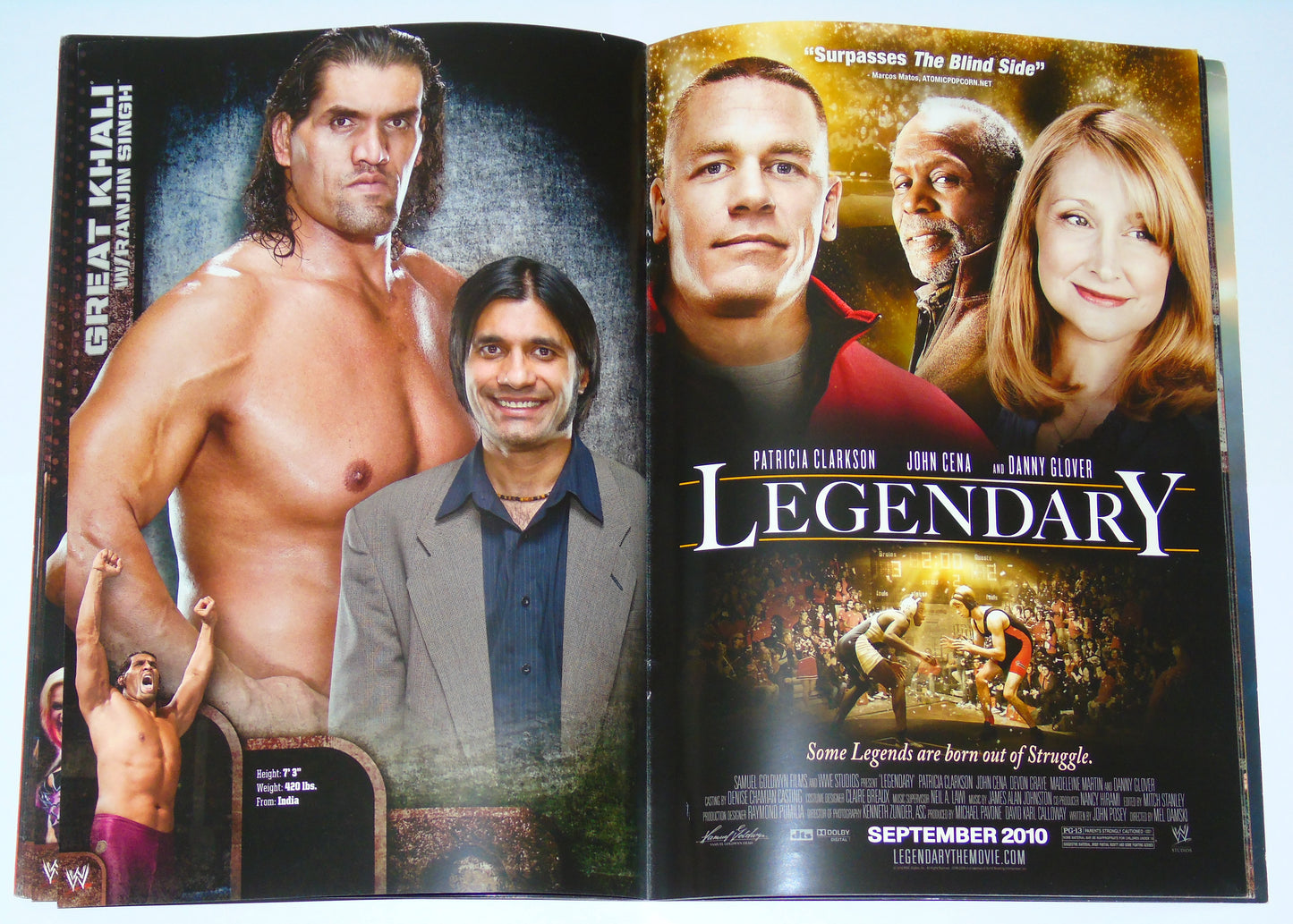 WWE Wrestling UK Tour 2010 Official Event Program Signed By Edge, Wade Barrett, Beth Phoenix, The Hart Dynasty & Rosa Mendes