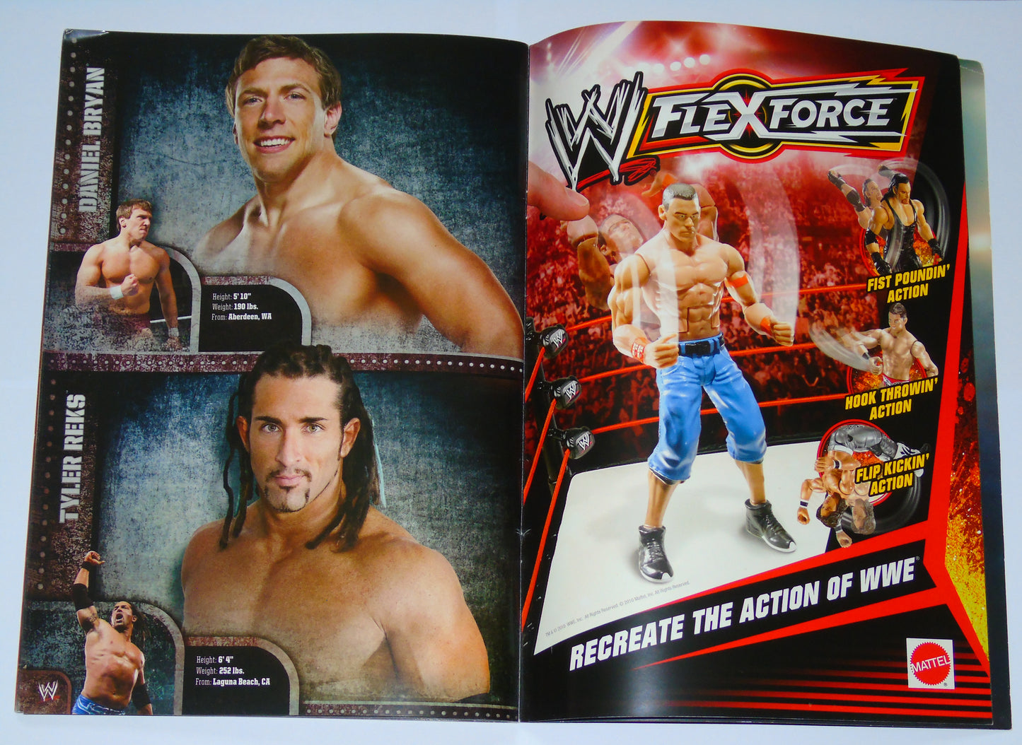 WWE Wrestling UK Tour 2010 Official Event Program Signed By Edge, Wade Barrett, Beth Phoenix, The Hart Dynasty & Rosa Mendes