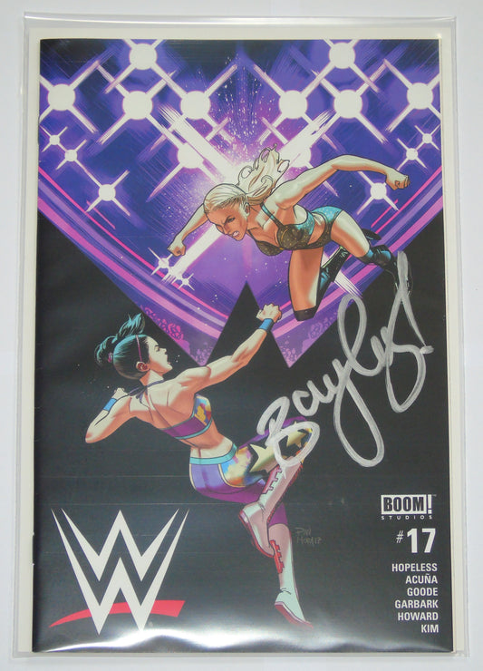 Bayley Signed WWE BOOM! Studios Comic