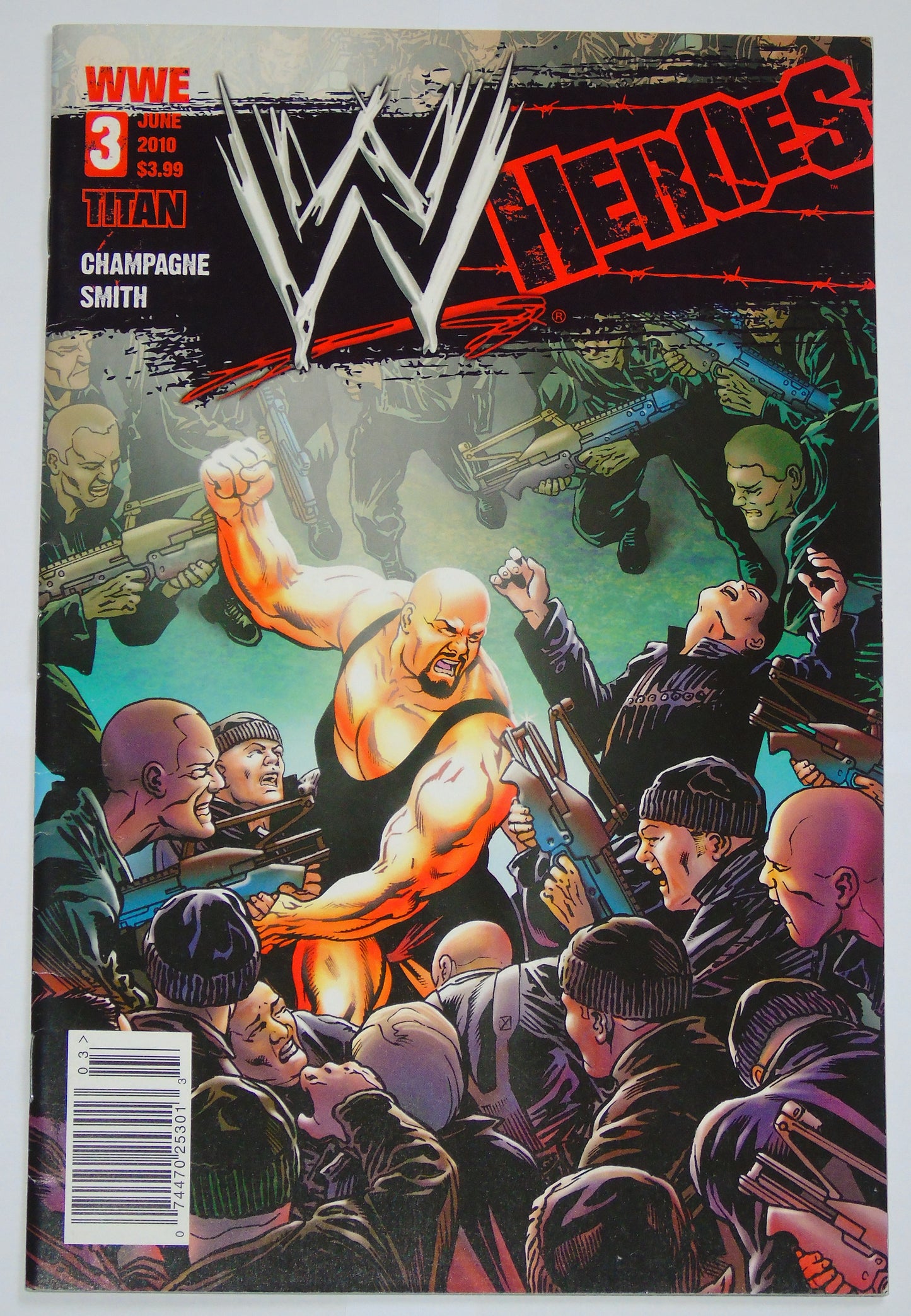 WWE Heroes Rise Of The First Born Issue 3 Titan Wrestling Comic Variant