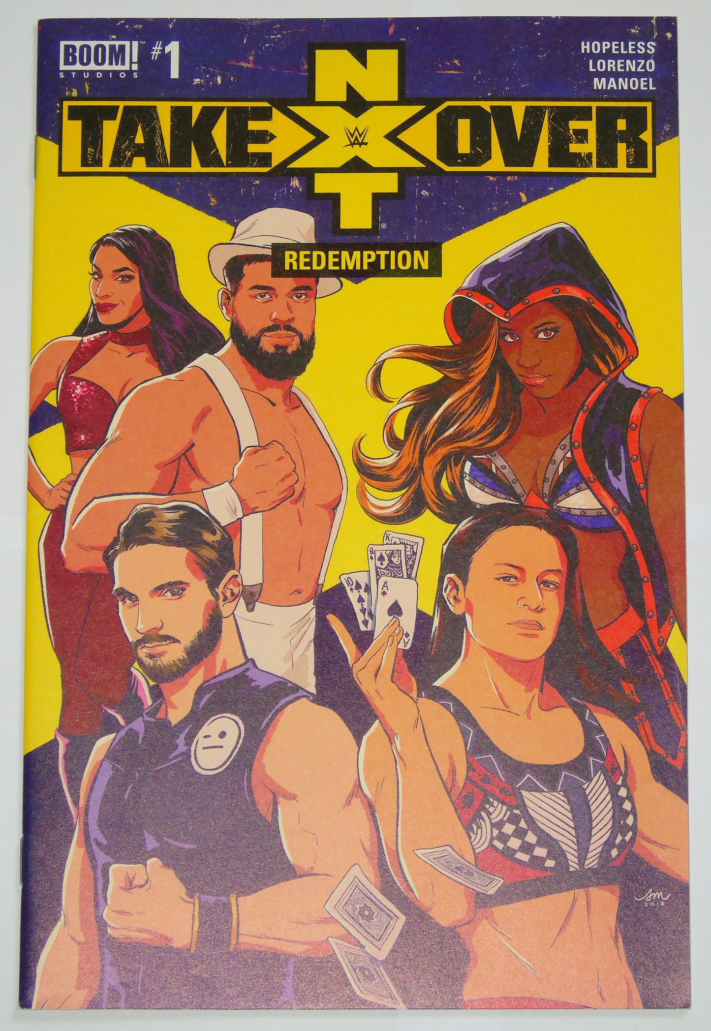 WWE Wrestling BOOM! Studios NXT Redemption Issue 1 Comic