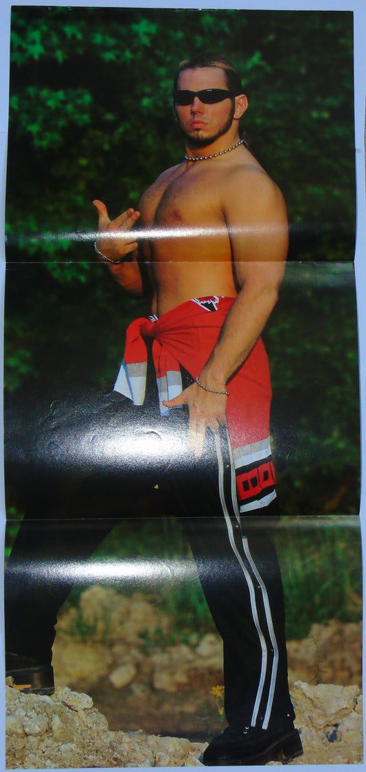 The Hardy Boyz Matt & Jeff Official WWF WWE Raw Wrestling Magazine Poster