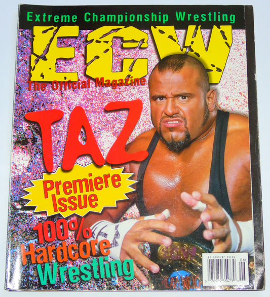 ECW Wrestling Magazine Issue 1 Premiere Edition (read for condition)