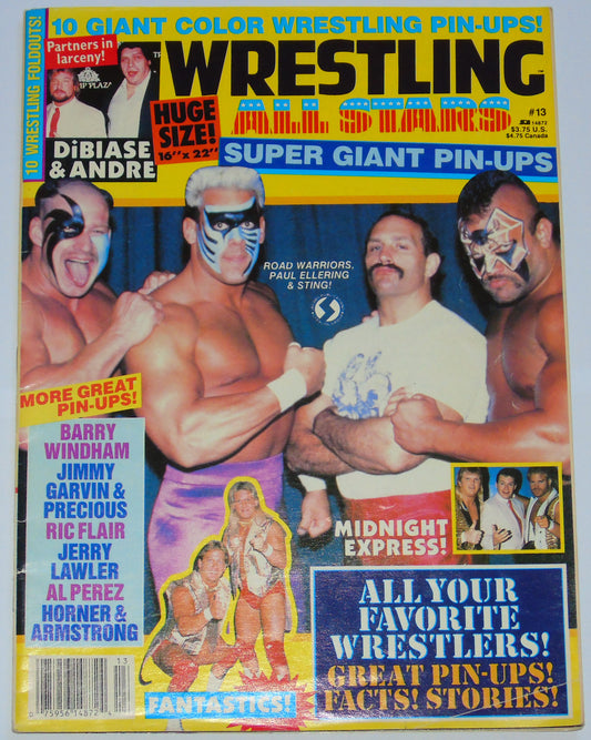 Wrestling All Stars 1988 Poster Special Magazine Issue 13