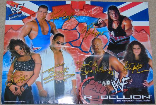 WWF Superstars Merlin Wrestling Poster Magazine Special Issue 8