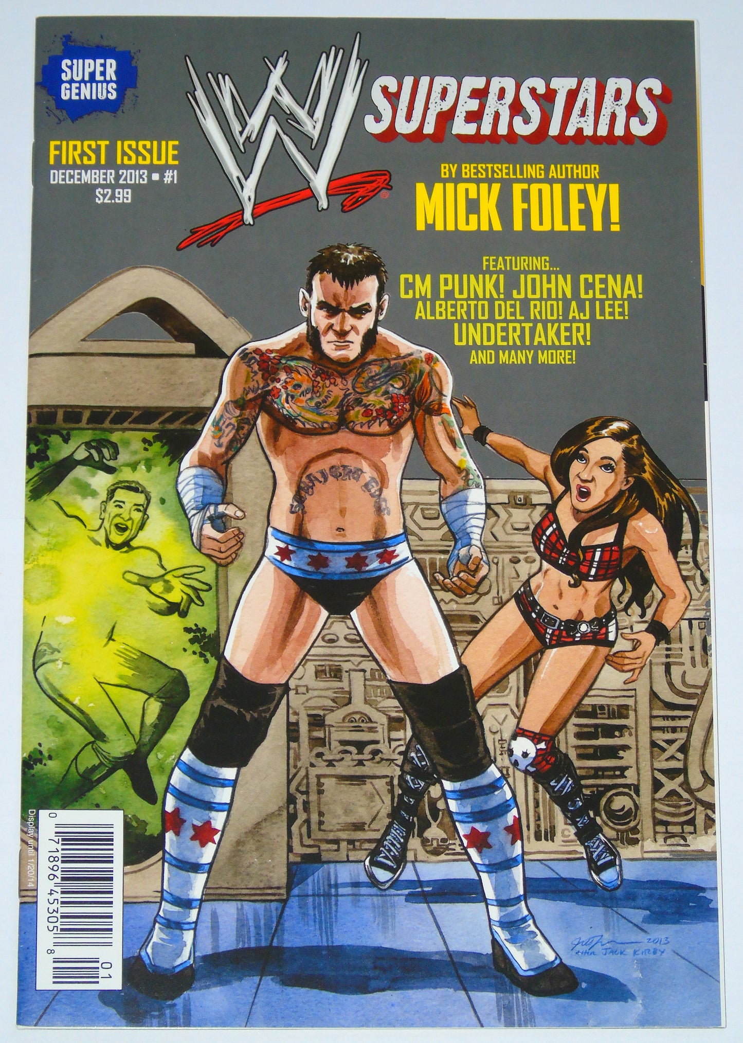 WWE Superstars First Issue 1 Super Genius Wrestling Comic